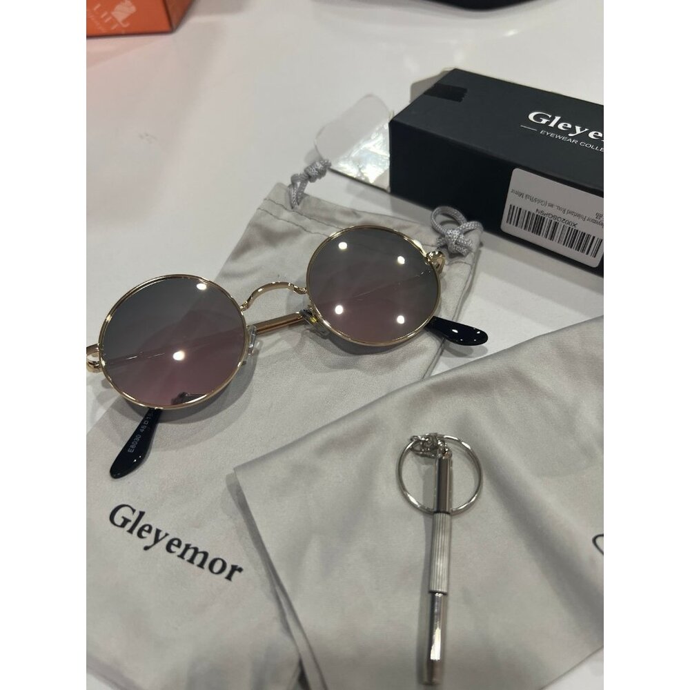 Gleyemor Polarized Round Sunglasses